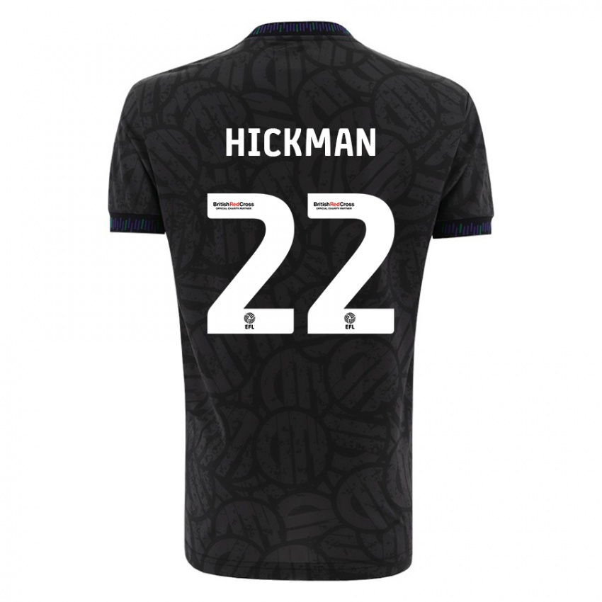 Damen Taylor Gardner-Hickman #22 Schwarz Auswärtstrikot Trikot 2023/24 T-Shirt Belgien