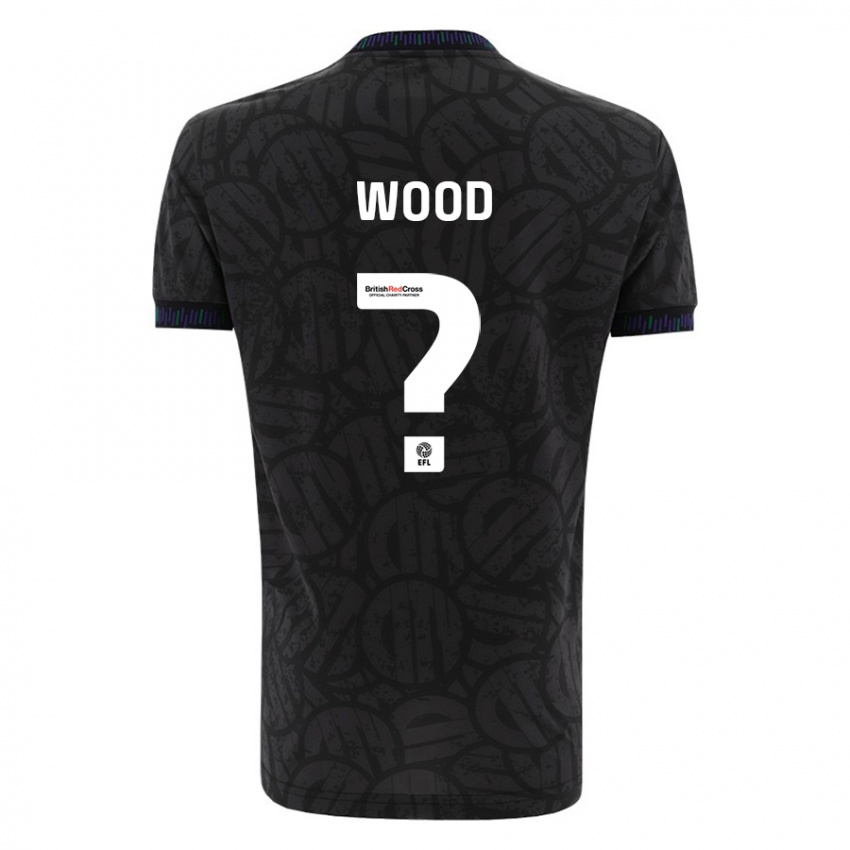 Damen Callum Wood #0 Schwarz Auswärtstrikot Trikot 2023/24 T-Shirt Belgien