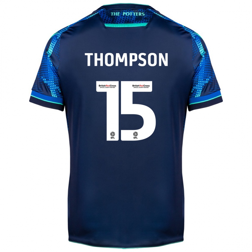 Damen Jordan Thompson #15 Marine Auswärtstrikot Trikot 2023/24 T-Shirt Belgien
