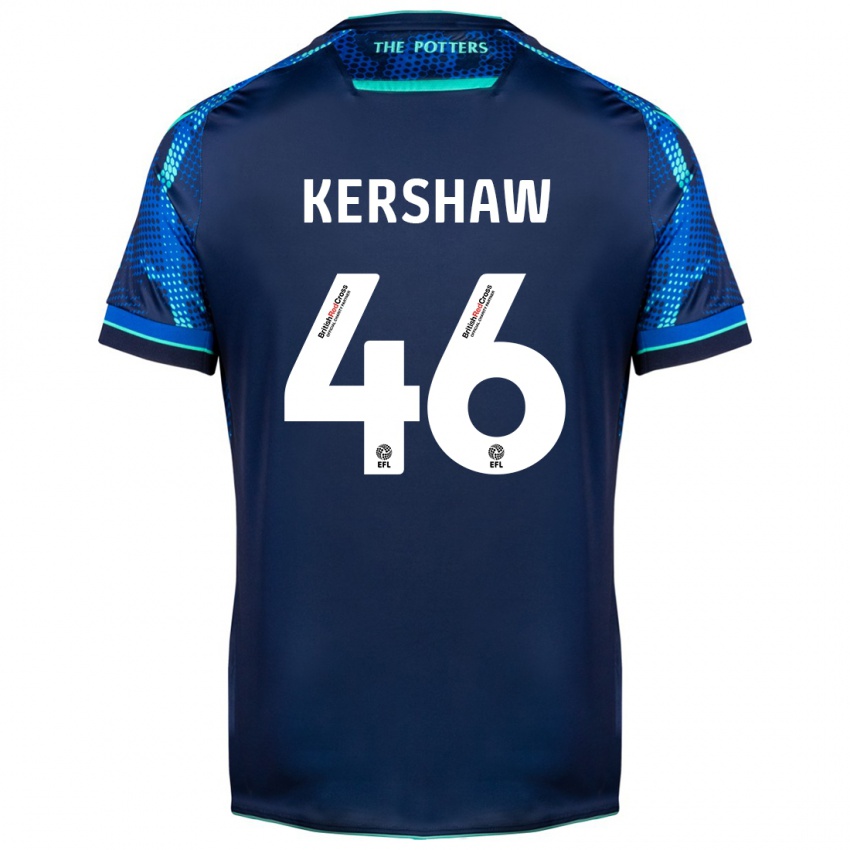 Damen Ben Kershaw #46 Marine Auswärtstrikot Trikot 2023/24 T-Shirt Belgien