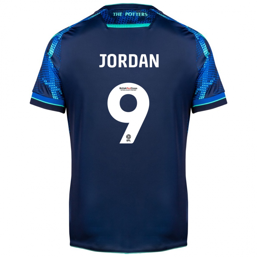 Damen Saffron Jordan #9 Marine Auswärtstrikot Trikot 2023/24 T-Shirt Belgien