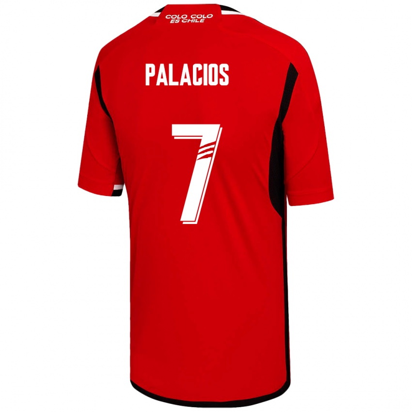 Dames Carlos Palacios #7 Rood Uitshirt Uittenue 2023/24 T-Shirt België