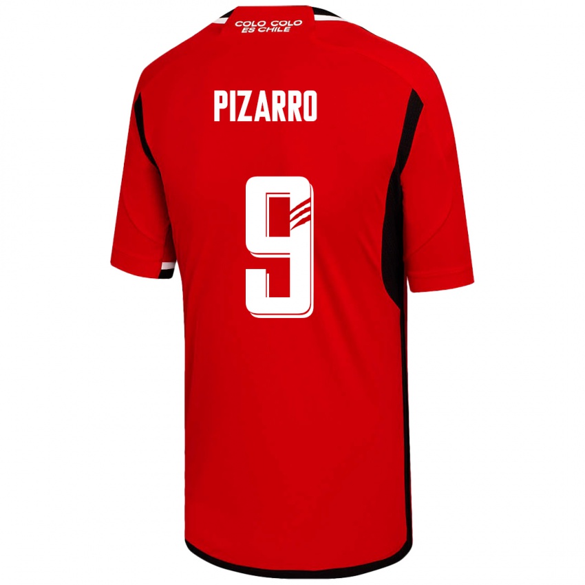 Damen Damián Pizarro #9 Rot Auswärtstrikot Trikot 2023/24 T-Shirt Belgien