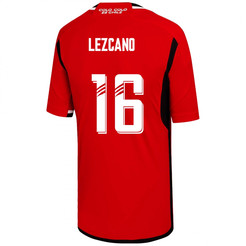 Dames Darío Lezcano #16 Rood Uitshirt Uittenue 2023/24 T-Shirt België