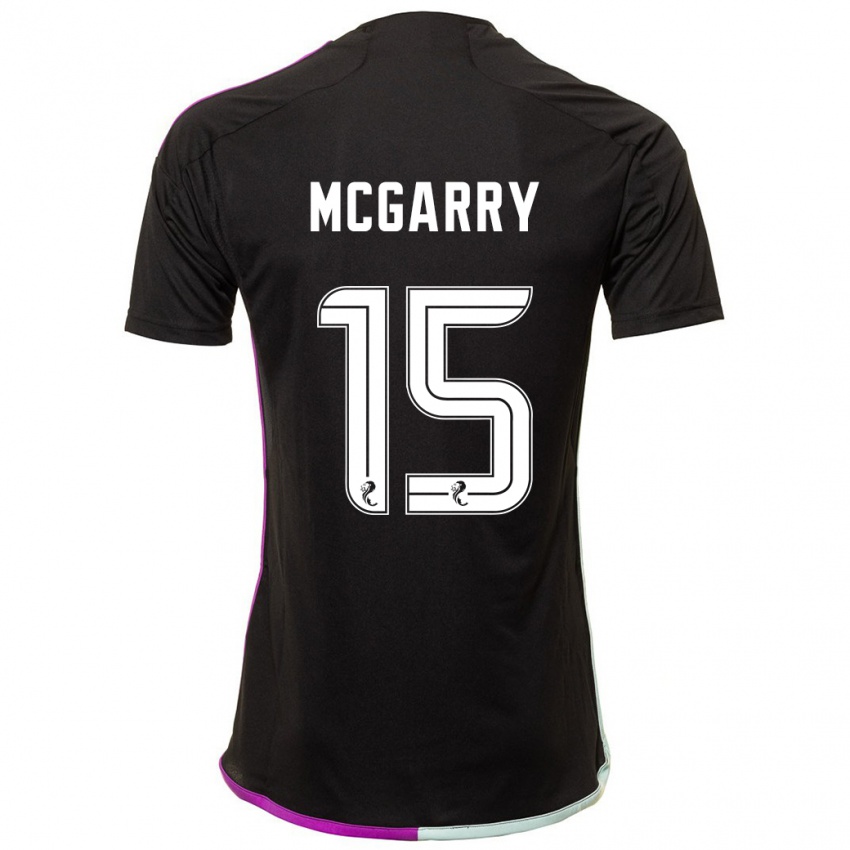 Dames James Mcgarry #15 Zwart Uitshirt Uittenue 2023/24 T-Shirt België