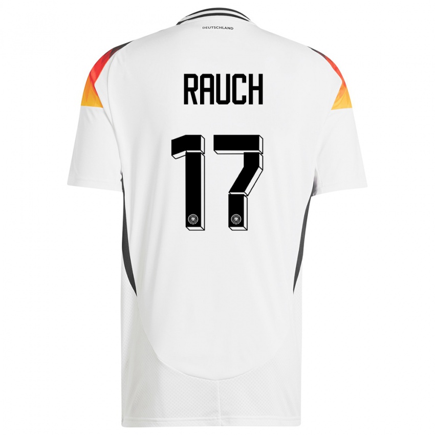 Kinderen Duitsland Felicitas Rauch #17 Wit Thuisshirt Thuistenue 24-26 T-Shirt België