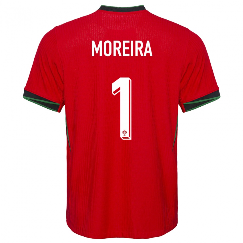 Kinderen Portugal Andre Moreira #1 Rood Thuisshirt Thuistenue 24-26 T-Shirt België