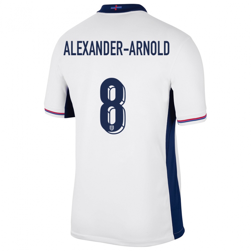 Enfant Maillot Angleterre Trent Alexander-Arnold #2 Blanc Tenues Domicile 24-26 T-Shirt Belgique