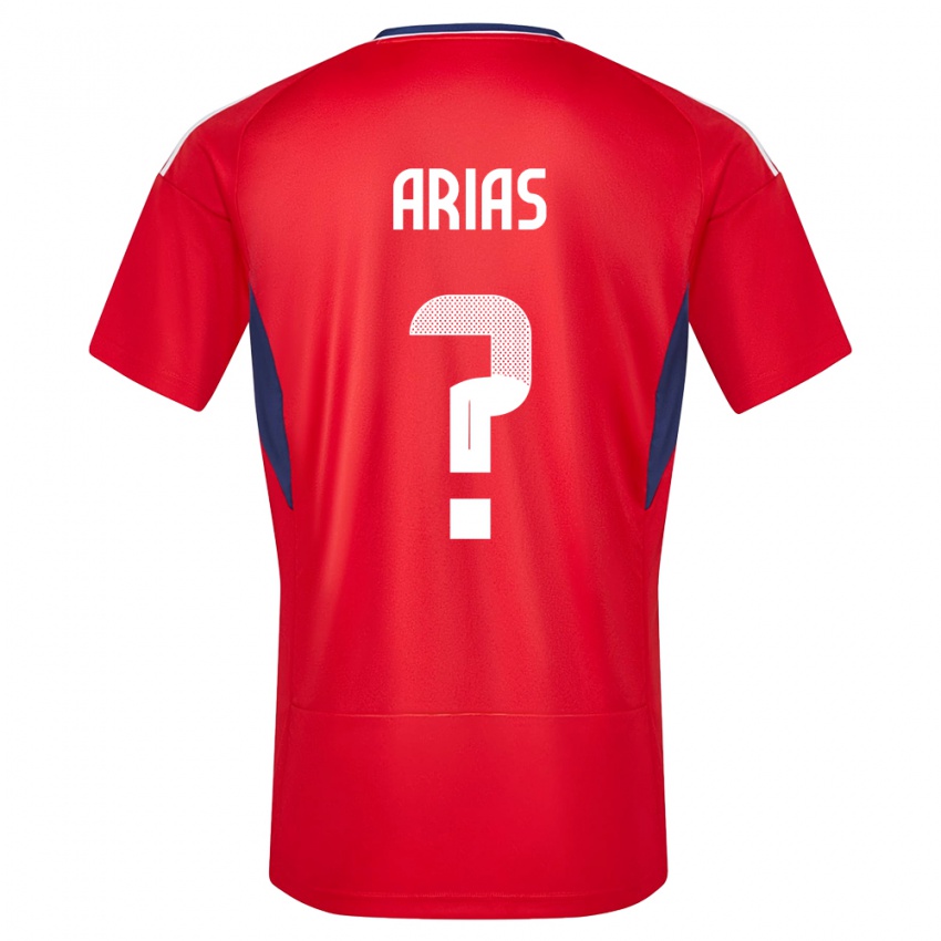 Kinder Costa Rica Jose Arias #0 Rot Heimtrikot Trikot 24-26 T-Shirt Belgien