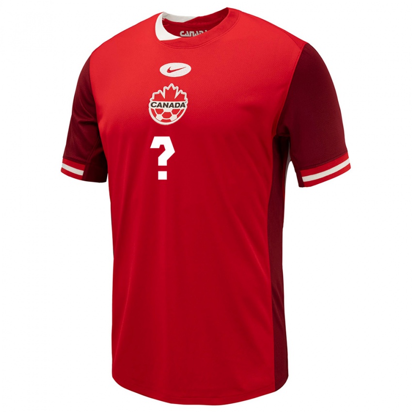 Kinder Kanada Hugo Tavares #0 Rot Heimtrikot Trikot 24-26 T-Shirt Belgien