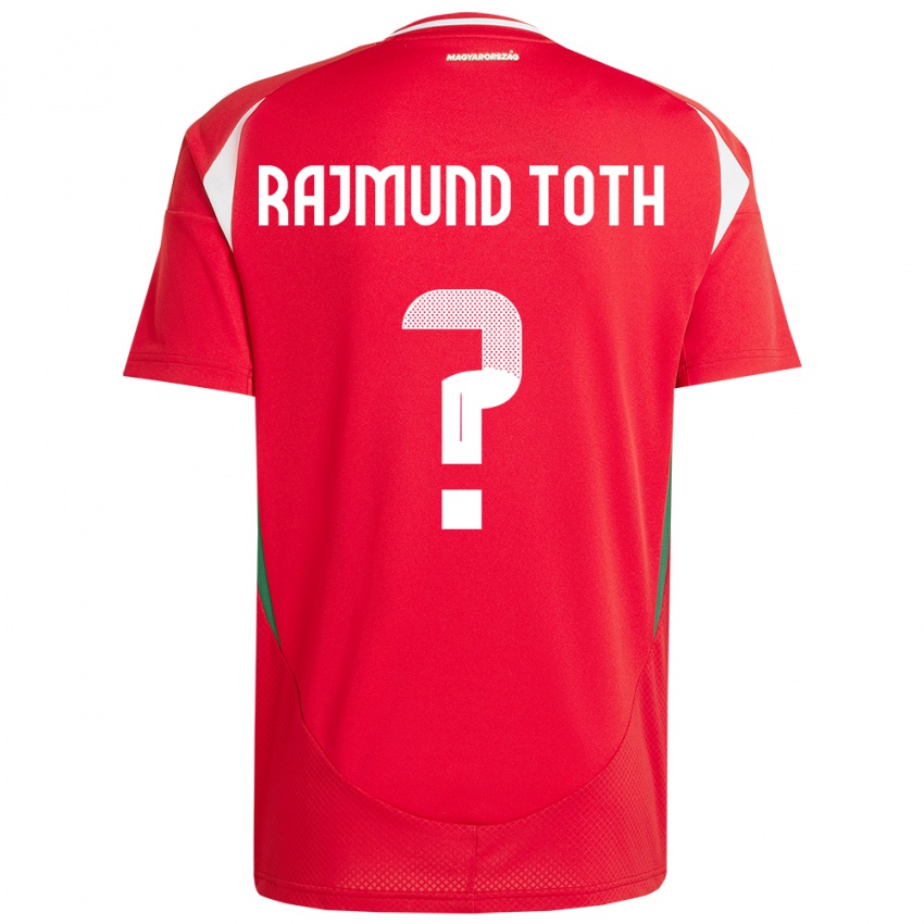 Enfant Maillot Hongrie Rajmund Tóth #0 Rouge Tenues Domicile 24-26 T-Shirt Belgique