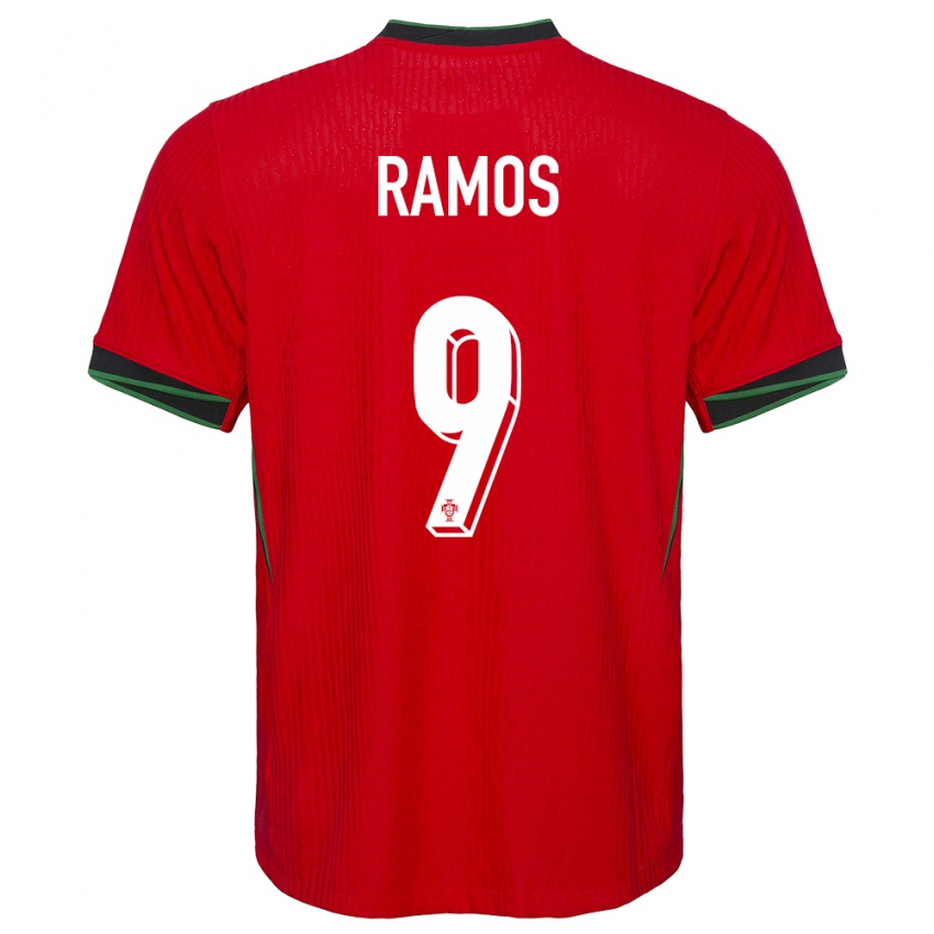 Herren Portugal Goncalo Ramos #9 Rot Heimtrikot Trikot 24-26 T-Shirt Belgien