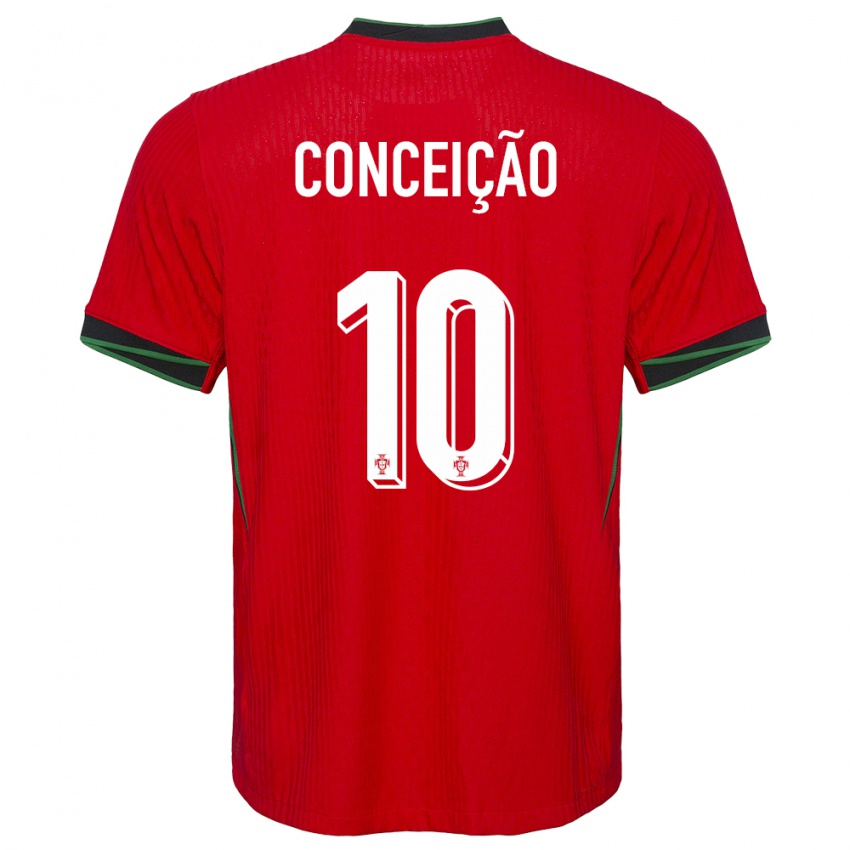 Heren Portugal Francisco Conceicao #10 Rood Thuisshirt Thuistenue 24-26 T-Shirt België