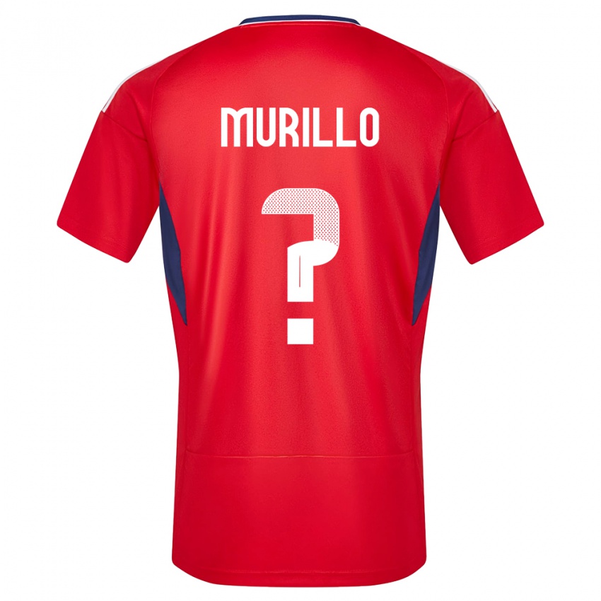 Homme Maillot Costa Rica Isaac Murillo #0 Rouge Tenues Domicile 24-26 T-Shirt Belgique