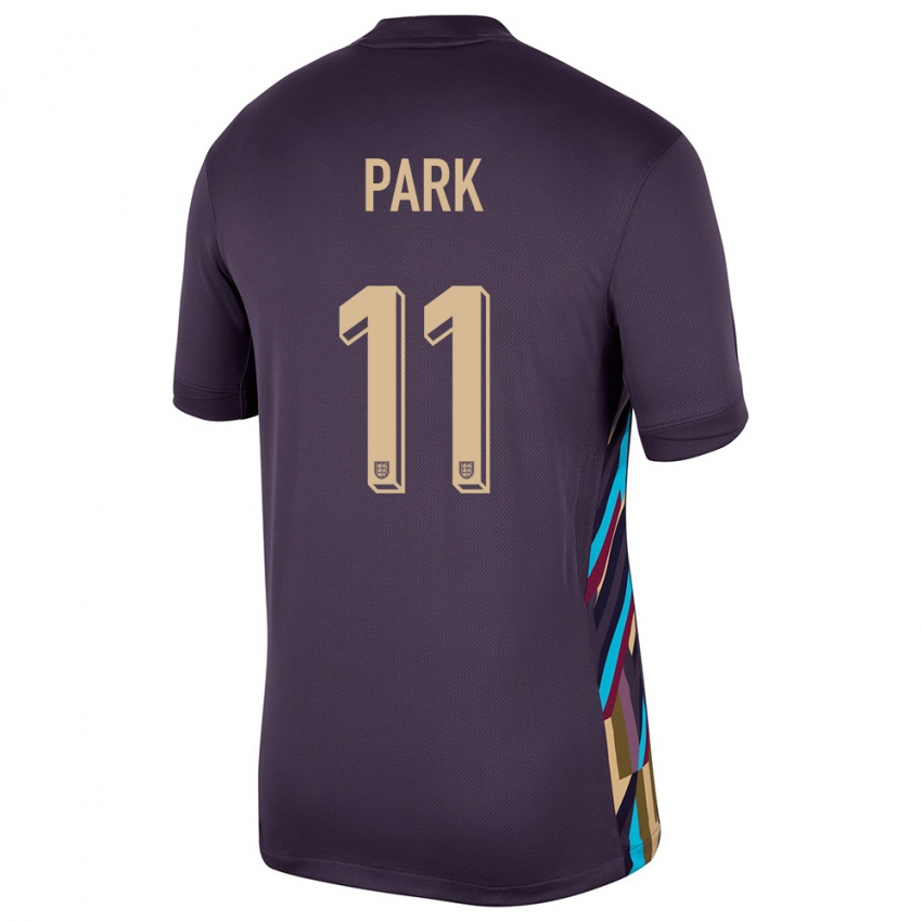 Heren Engeland Jess Park #11 Donkere Rozijn Uitshirt Uittenue 24-26 T-Shirt België