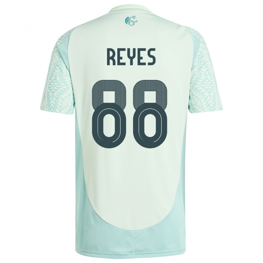 Herren Mexiko Maricarmen Reyes #88 Leinengrün Auswärtstrikot Trikot 24-26 T-Shirt Belgien