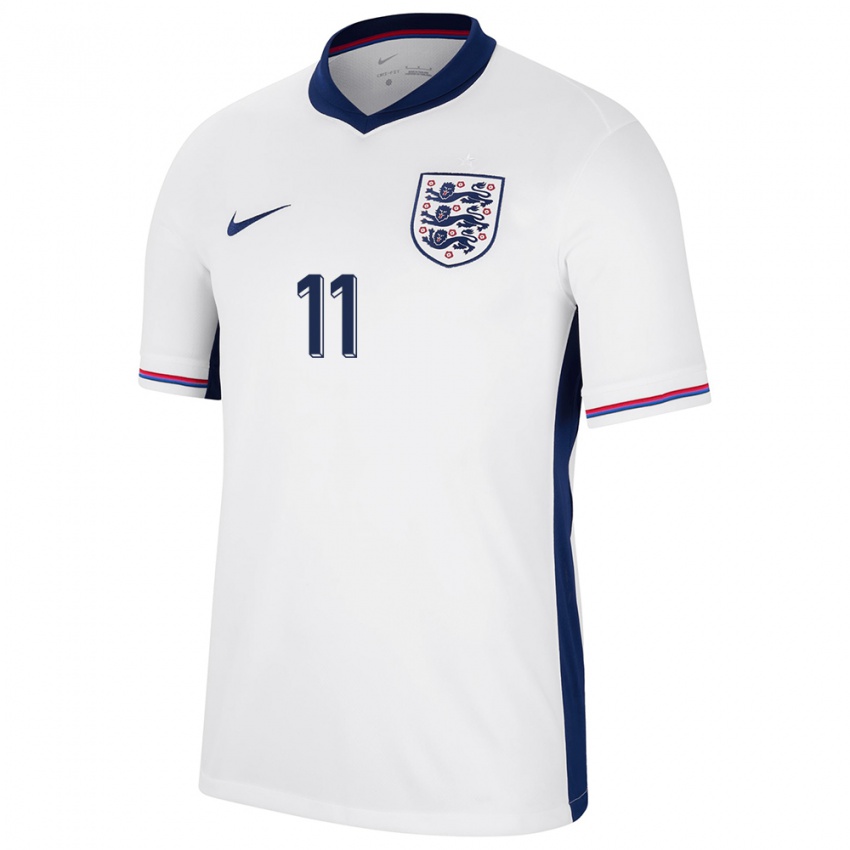 Damen England Jess Park #11 Weiß Heimtrikot Trikot 24-26 T-Shirt Belgien