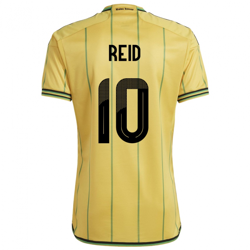 Damen Jamaika Bobby De Cordova-Reid #10 Gelb Heimtrikot Trikot 24-26 T-Shirt Belgien