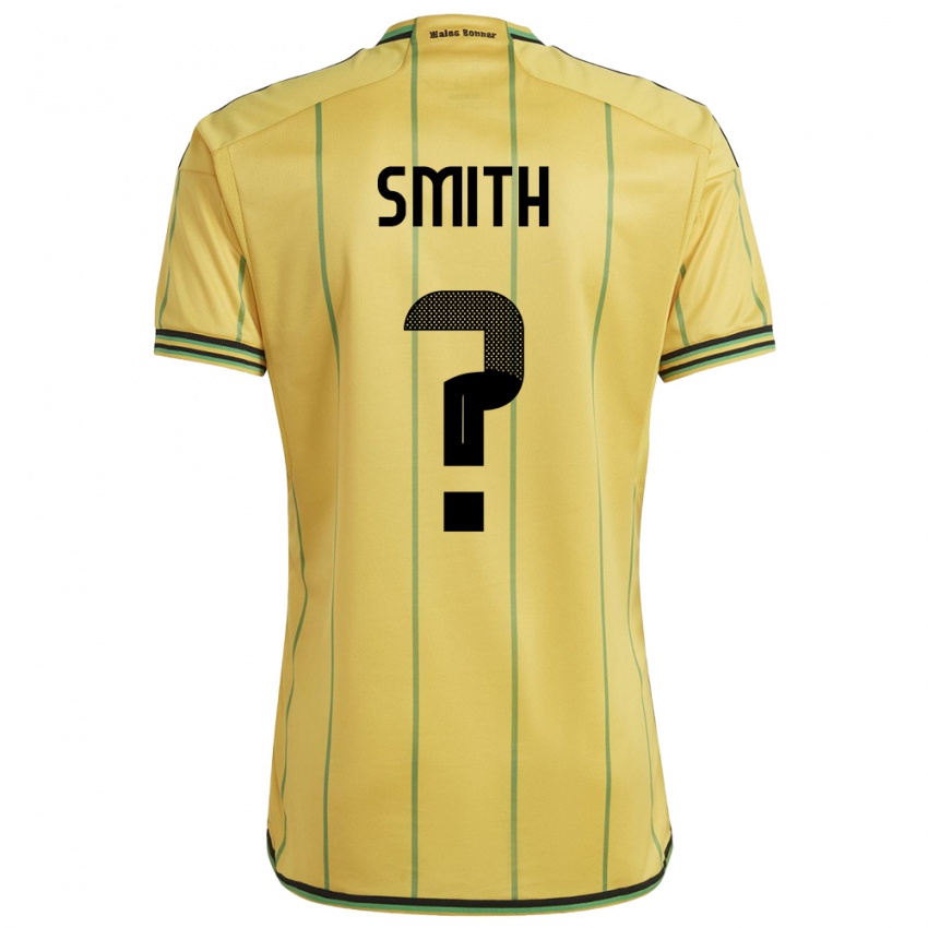 Damen Jamaika Andrene Smith #0 Gelb Heimtrikot Trikot 24-26 T-Shirt Belgien