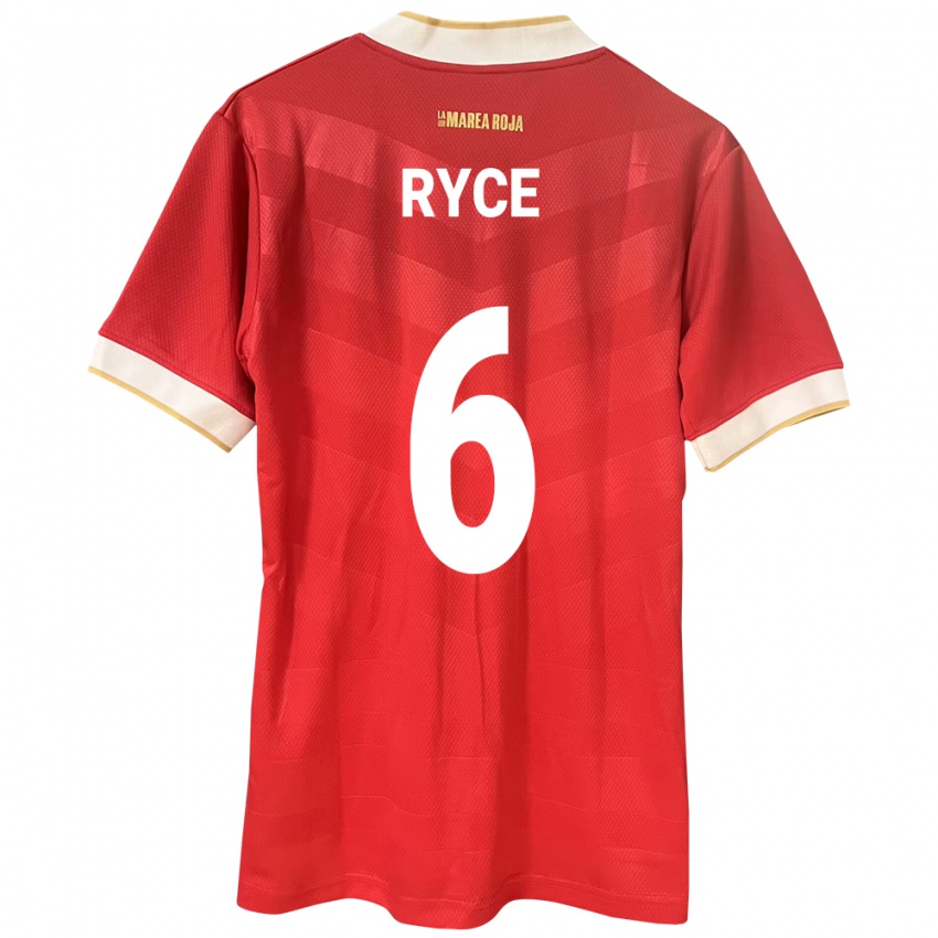 Dames Panama Anel Ryce #6 Rood Thuisshirt Thuistenue 24-26 T-Shirt België