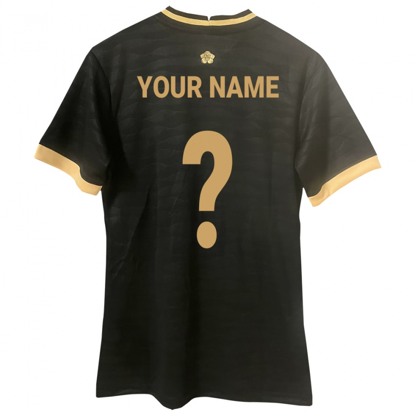 Femme Maillot Panama Votre Nom #0 Noir Tenues Extérieur 24-26 T-Shirt Belgique
