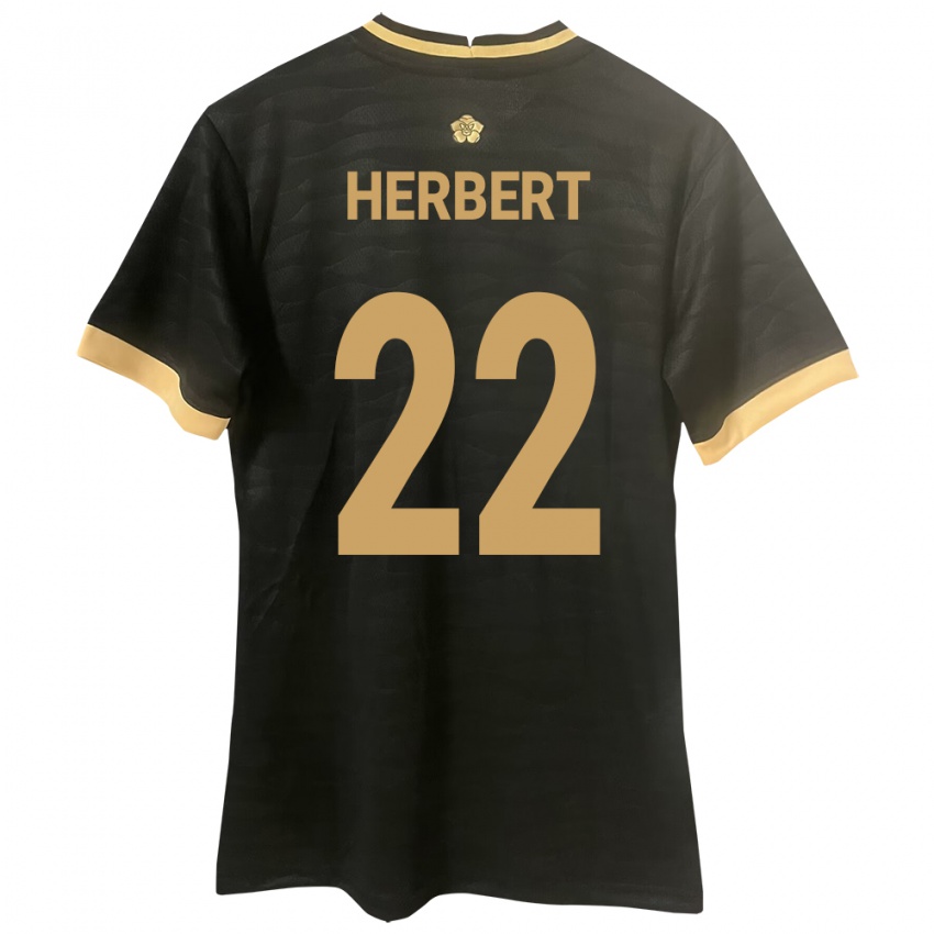 Dames Panama Antony Herbert #22 Zwart Uitshirt Uittenue 24-26 T-Shirt België