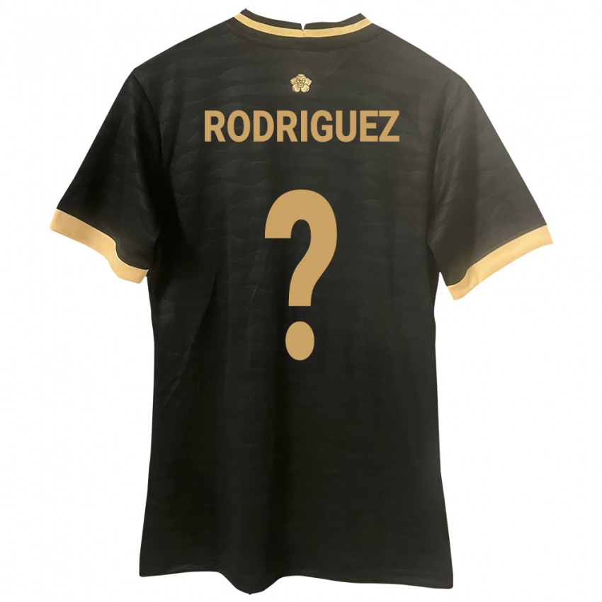 Damen Panama Julio Rodríguez #0 Schwarz Auswärtstrikot Trikot 24-26 T-Shirt Belgien