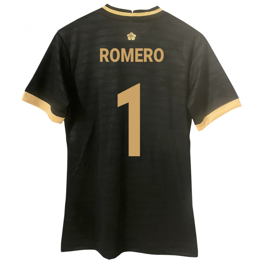 Dames Panama Manuel Romero #1 Zwart Uitshirt Uittenue 24-26 T-Shirt België