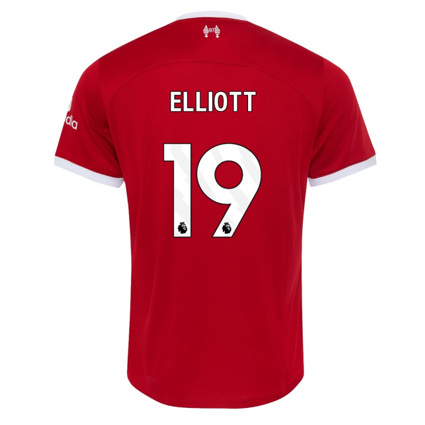 Kinder Harvey Elliott #19 Rot Heimtrikot Trikot 2023/24 T-Shirt Belgien