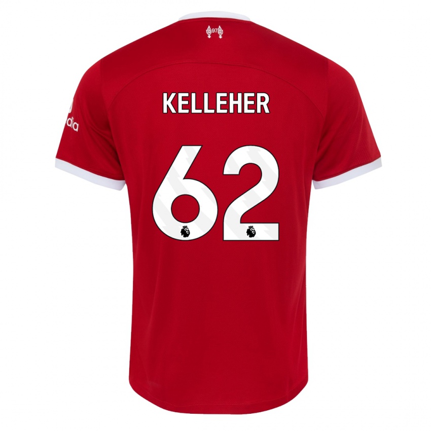 Enfant Maillot Caoimhin Kelleher #62 Rouge Tenues Domicile 2023/24 T-Shirt Belgique