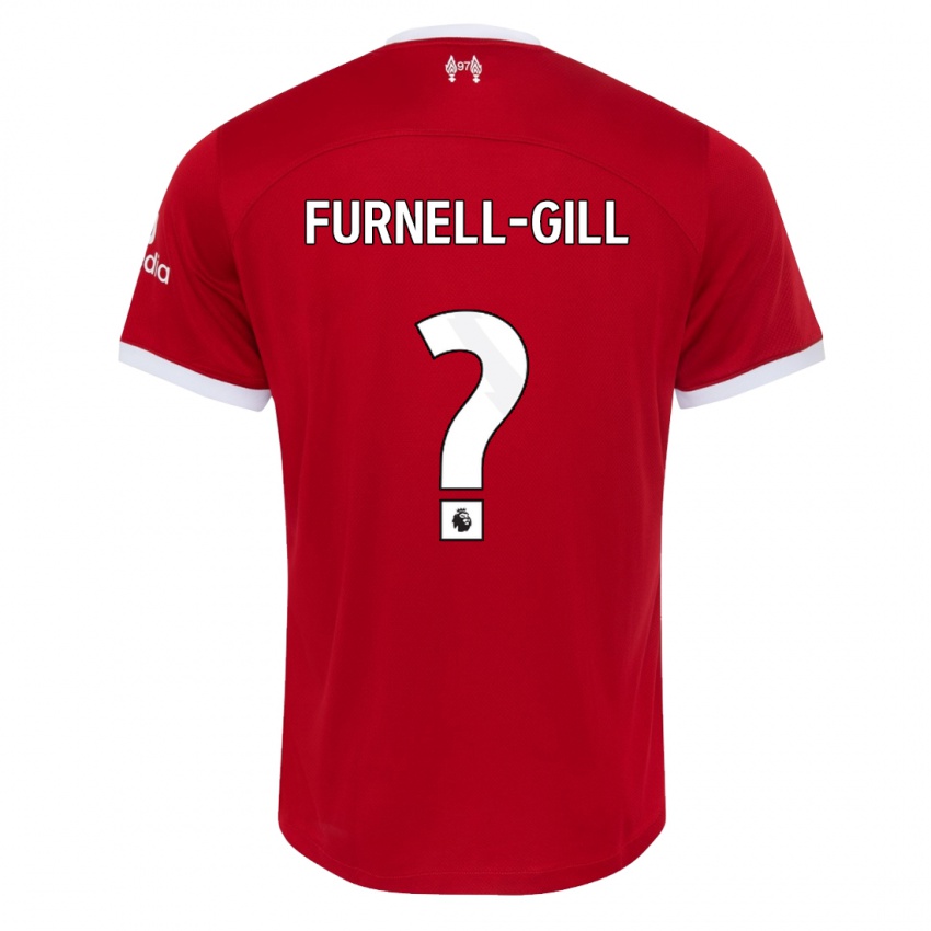 Kinder Luca Furnell-Gill #0 Rot Heimtrikot Trikot 2023/24 T-Shirt Belgien