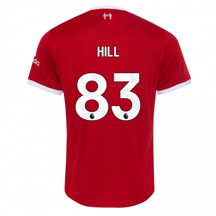 Kinderen Tom Hill #83 Rood Thuisshirt Thuistenue 2023/24 T-Shirt België