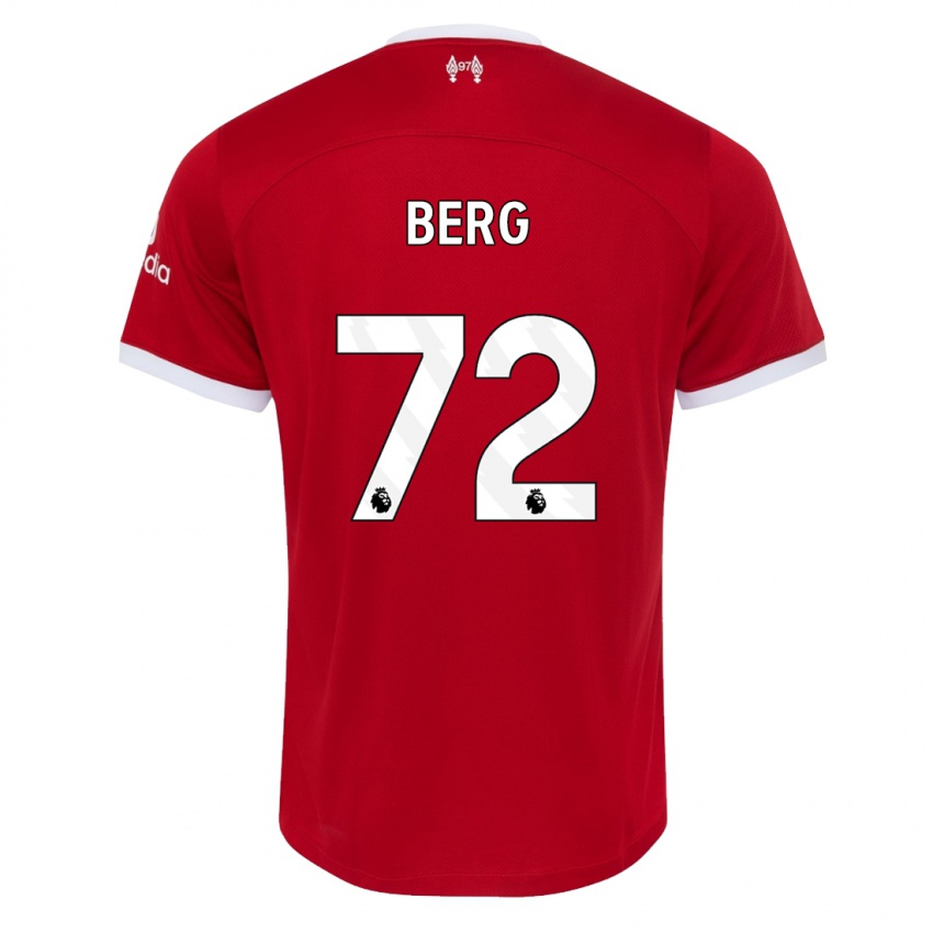 Kinder Sepp Van Den Berg #72 Rot Heimtrikot Trikot 2023/24 T-Shirt Belgien