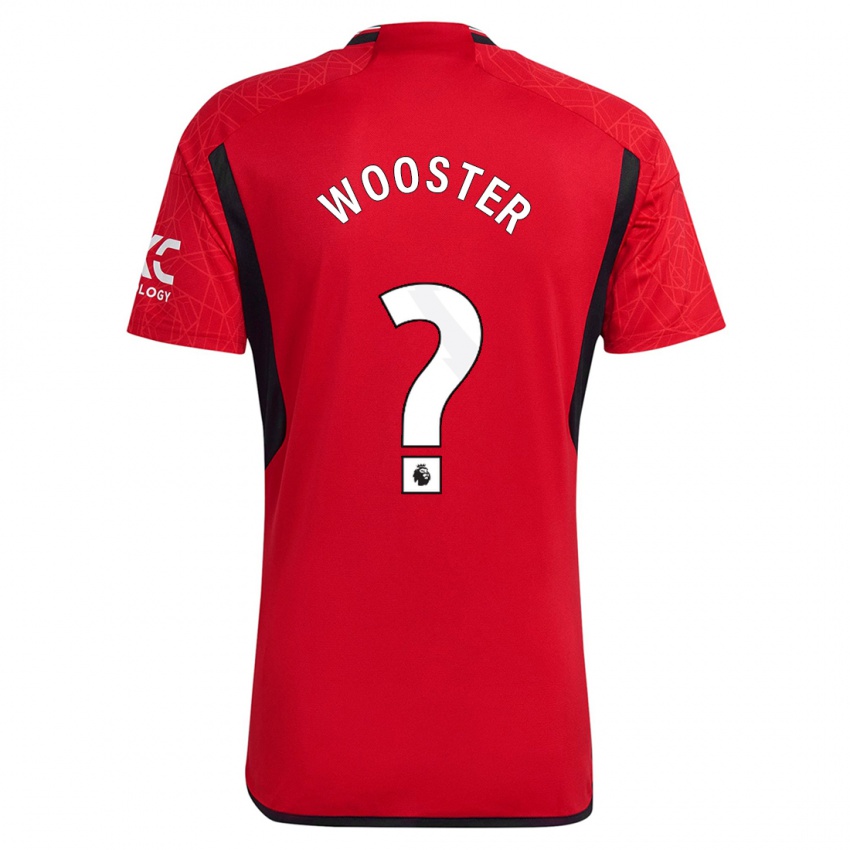 Kinder Tom Wooster #0 Rot Heimtrikot Trikot 2023/24 T-Shirt Belgien