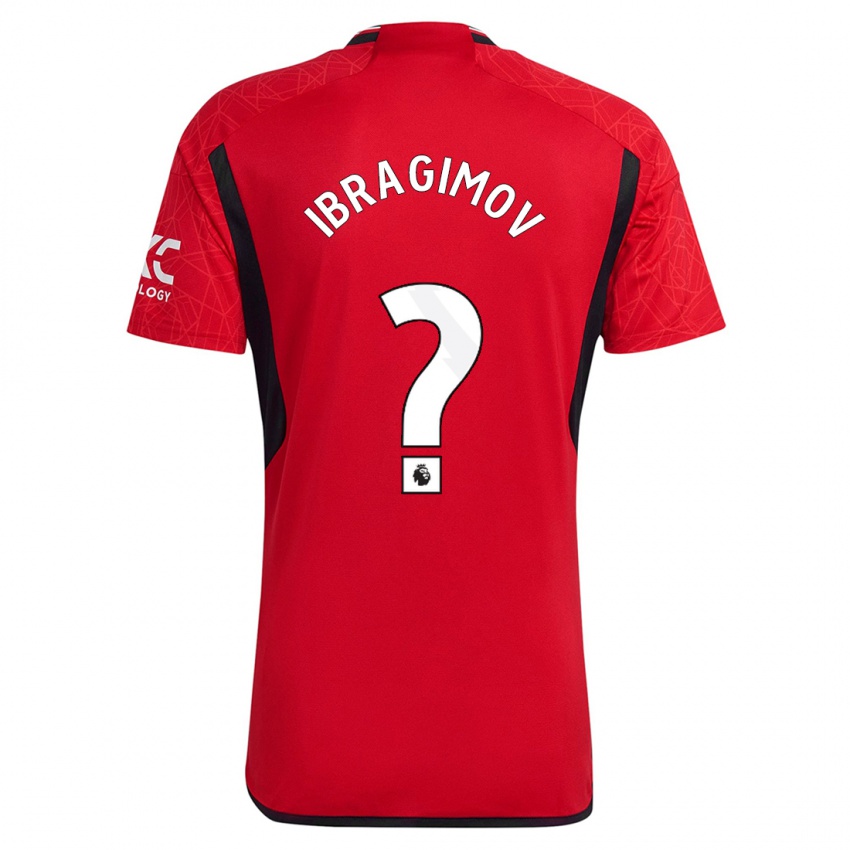Kinder Amir Ibragimov #0 Rot Heimtrikot Trikot 2023/24 T-Shirt Belgien