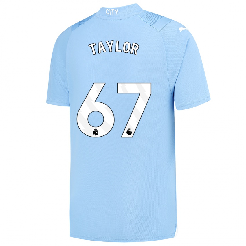 Enfant Maillot Kane Taylor #67 Bleu Clair Tenues Domicile 2023/24 T-Shirt Belgique