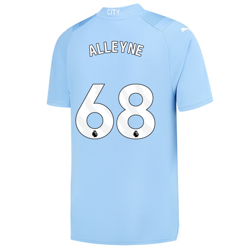Kinderen Max Alleyne #68 Lichtblauw Thuisshirt Thuistenue 2023/24 T-Shirt België