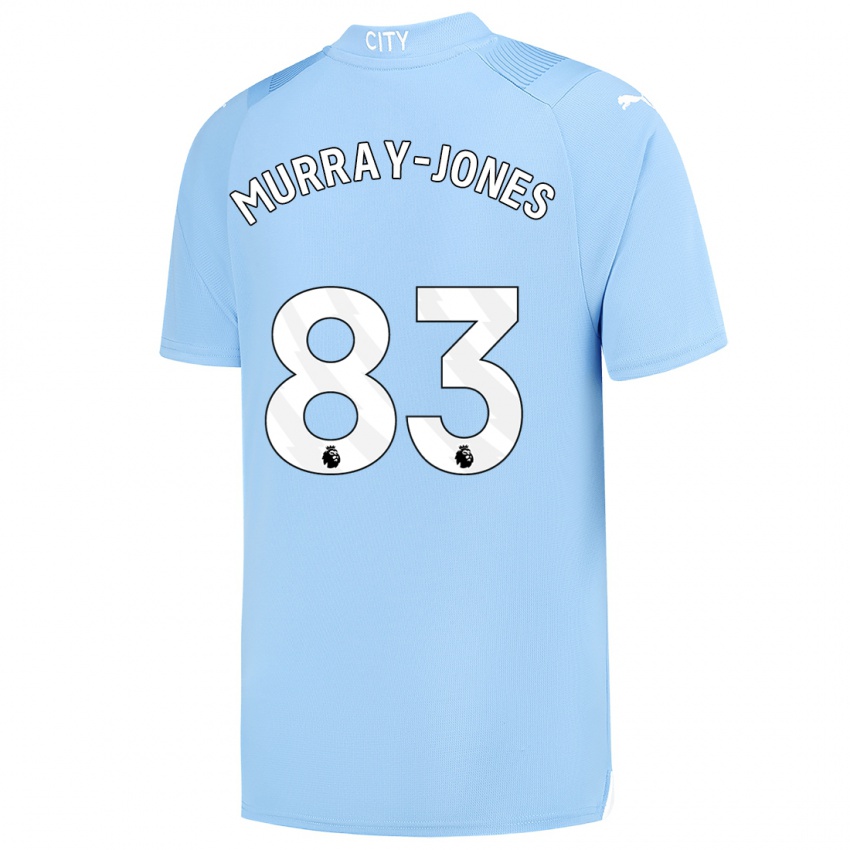 Enfant Maillot George Murray-Jones #83 Bleu Clair Tenues Domicile 2023/24 T-Shirt Belgique