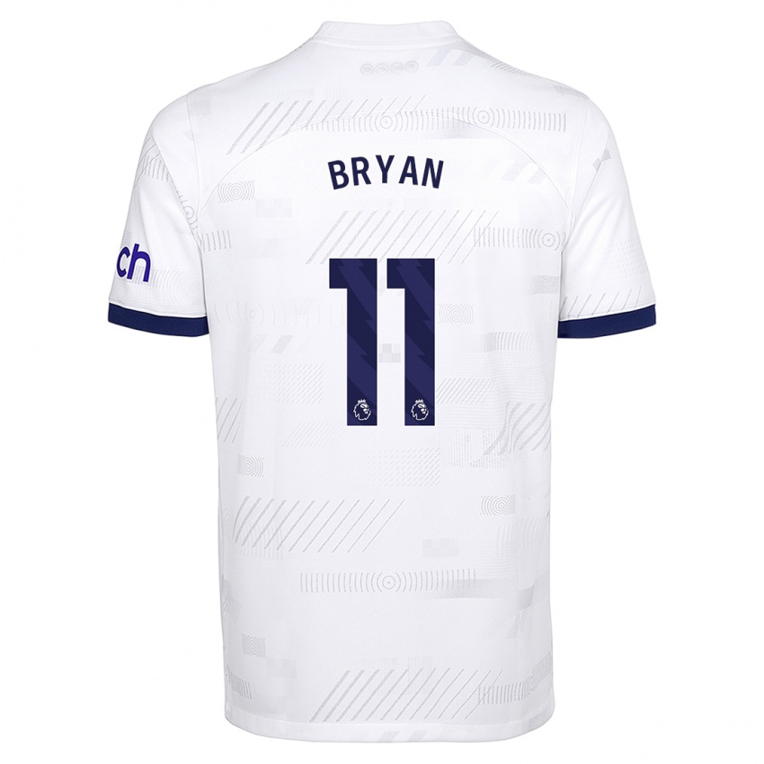 Kinder Bryan Gil #11 Weiß Heimtrikot Trikot 2023/24 T-Shirt Belgien