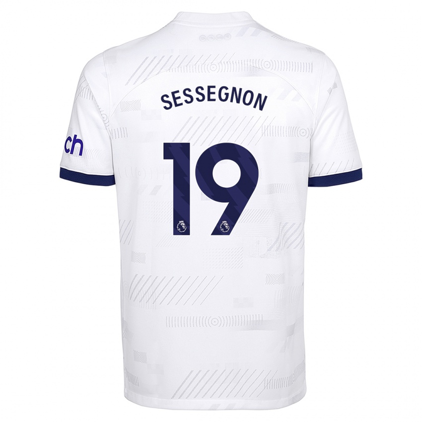 Kinder Ryan Sessegnon #19 Weiß Heimtrikot Trikot 2023/24 T-Shirt Belgien