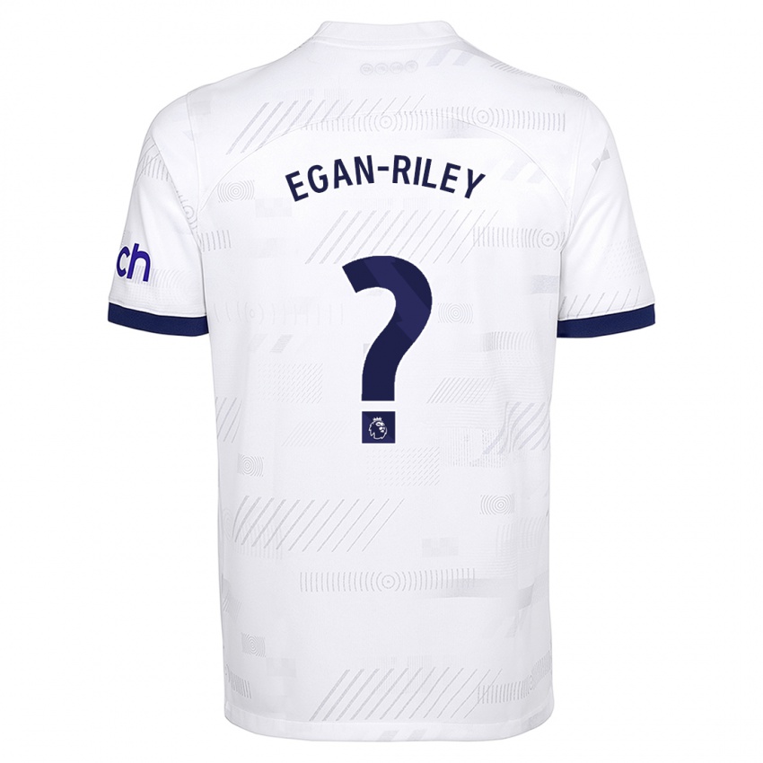 Kinder Roman Egan-Riley #0 Weiß Heimtrikot Trikot 2023/24 T-Shirt Belgien
