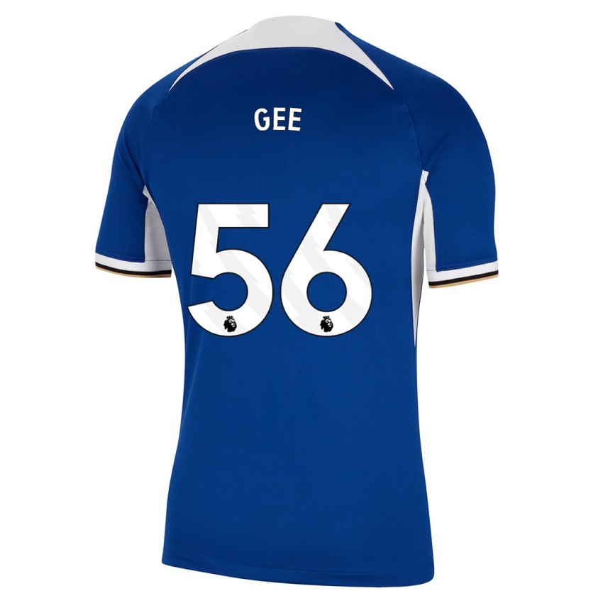 Kinderen Billy Gee #56 Blauw Thuisshirt Thuistenue 2023/24 T-Shirt België
