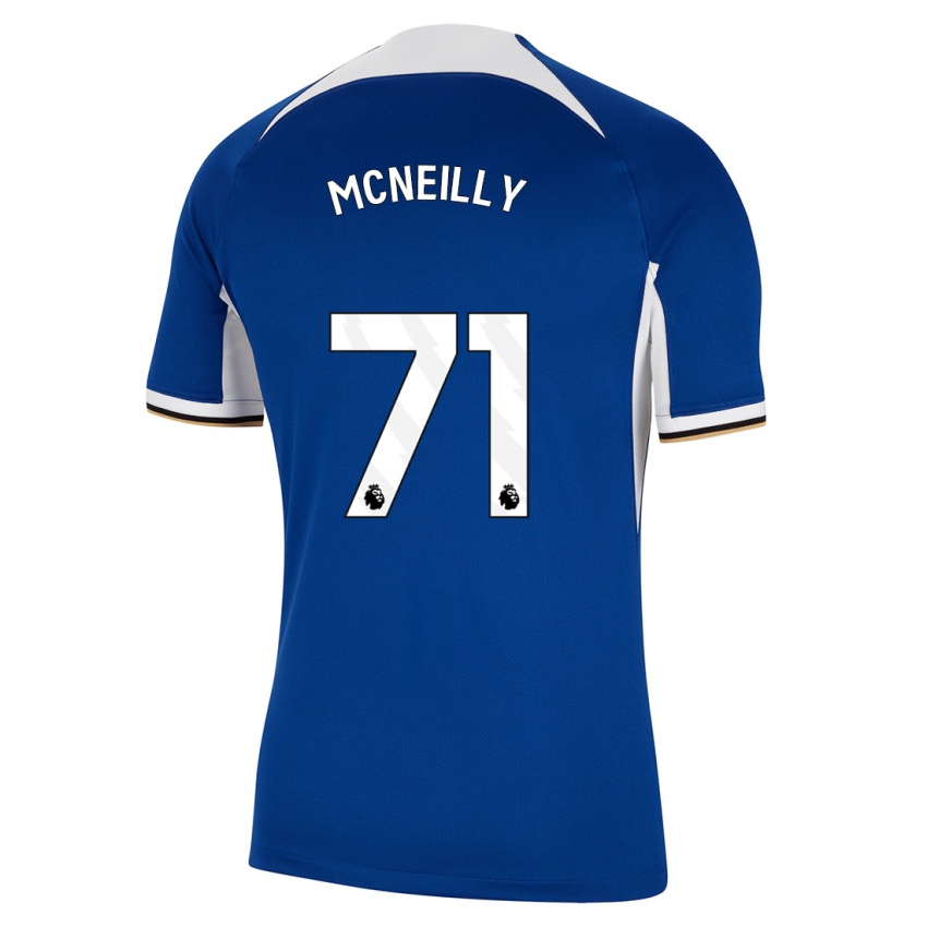 Kinder Donnell Mcneilly #71 Blau Heimtrikot Trikot 2023/24 T-Shirt Belgien