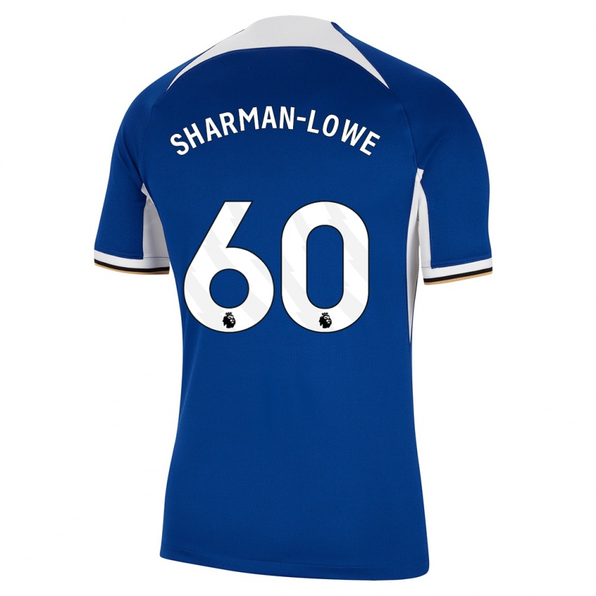 Enfant Maillot Teddy Sharman-Lowe #60 Bleu Tenues Domicile 2023/24 T-Shirt Belgique