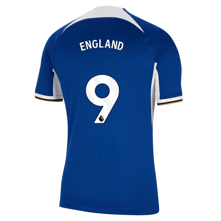 Enfant Maillot Bethany England #9 Bleu Tenues Domicile 2023/24 T-Shirt Belgique