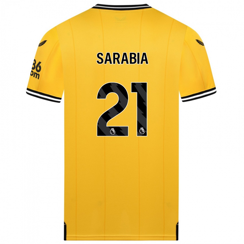 Kinderen Pablo Sarabia #21 Geel Thuisshirt Thuistenue 2023/24 T-Shirt België