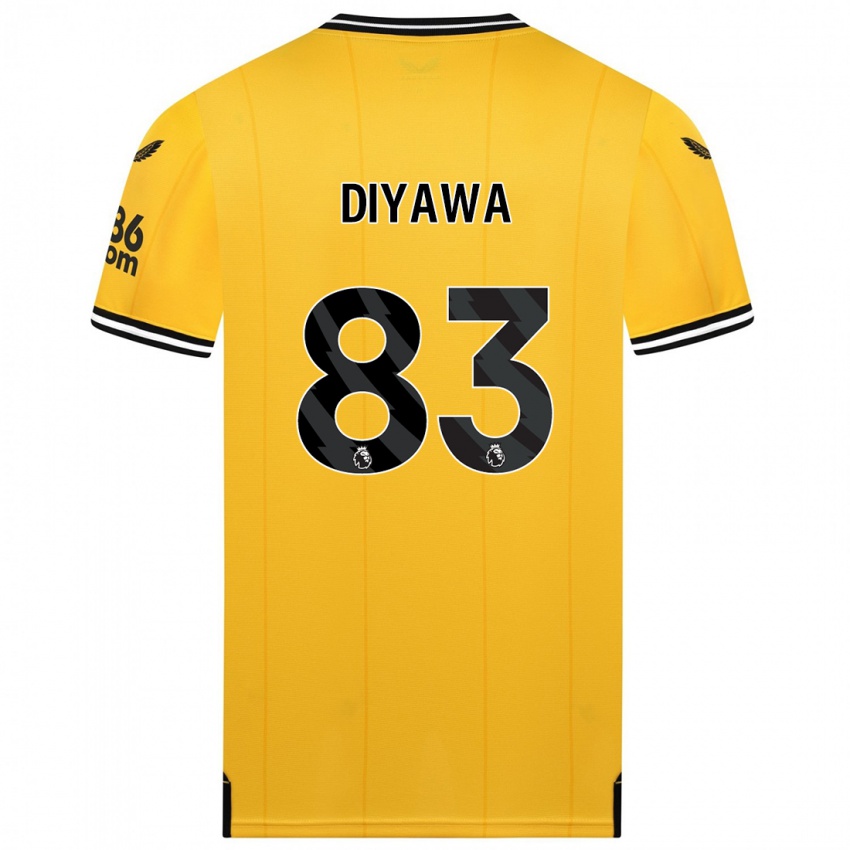 Kinder Aaron Keto-Diyawa #83 Gelb Heimtrikot Trikot 2023/24 T-Shirt Belgien