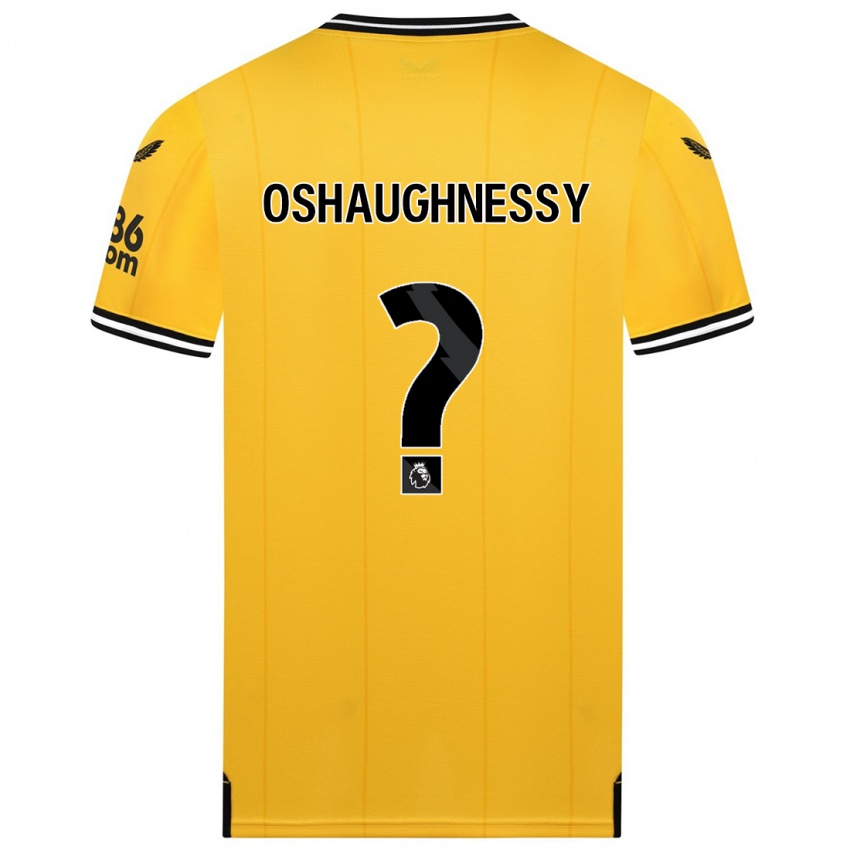 Enfant Maillot Joe Oshaughnessy #0 Jaune Tenues Domicile 2023/24 T-Shirt Belgique