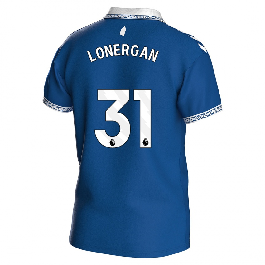 Kinder Andy Lonergan #31 Königsblau Heimtrikot Trikot 2023/24 T-Shirt Belgien