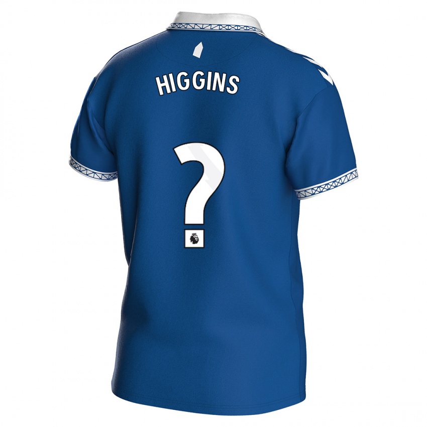 Kinder Liam Higgins #0 Königsblau Heimtrikot Trikot 2023/24 T-Shirt Belgien